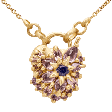 Small Purple Padlock - Polly Wales Fine Jewelry,